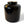 Metalen vaas diameter 20cm en hoogte 23cm in Hoogglans zwart. - WinQ