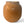 compacte metalen vaas in honing kleur hoogglans 17x17,5cm - WinQ