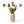 Kunsttulpen op een vaas met tulpenprint in blauw rood groen - WinQ
