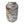Metalen hoge vaas met rood marmeren print 17x31cm _ WinQ