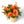 Gebonden zomers boeket kunstbloemen in oranje met onder andere Papaver en Dahlia - WinQ