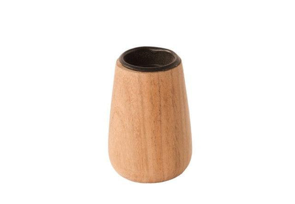 Waxinehouder Naturel Acacia Hout 7x10cm