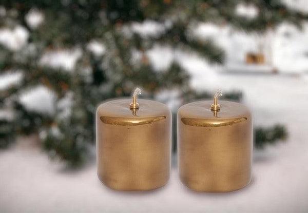 Olielamp cilinder 7x10cm cm Goud - WinQ!