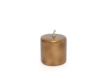 Olielamp cilinder 7x10cm cm Goud