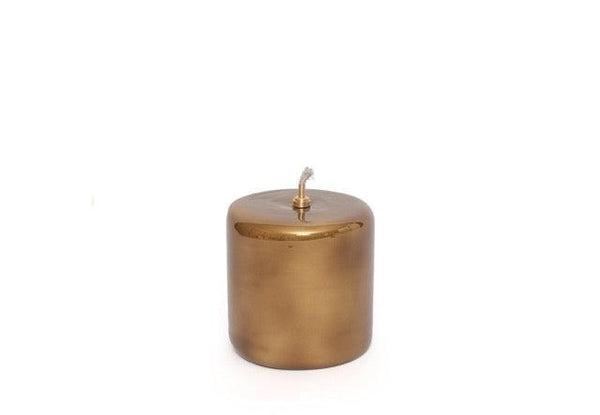 Olielamp cilinder 7x10cm cm Goud - WinQ!