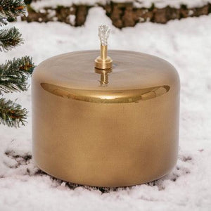Olielamp cilinder 10x10cm cm Goud - WinQ!