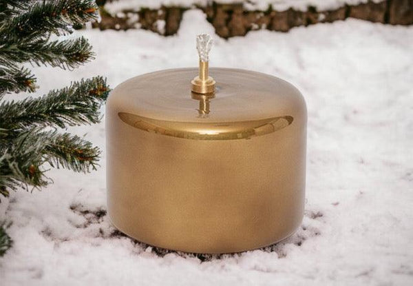 Olielamp cilinder 10x10cm cm Goud - WinQ!