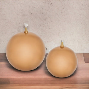 Olielamp rond 12cm Metallic Koper - WinQ!