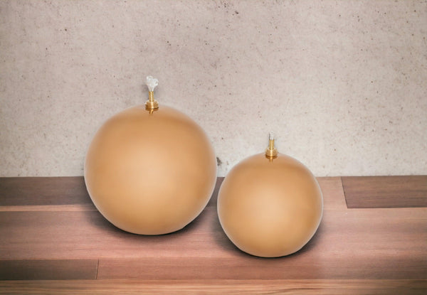 Olielamp rond 12cm Metallic Koper - WinQ!