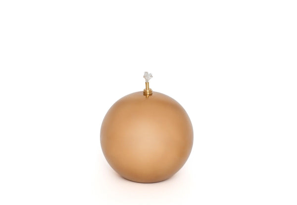 Olielamp rond 12cm Metallic Koper - WinQ!