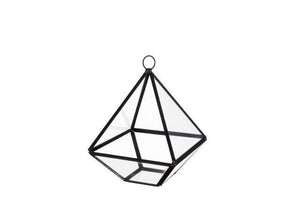 glazen terrarium in piramide vorm 14cm hoog productfoto