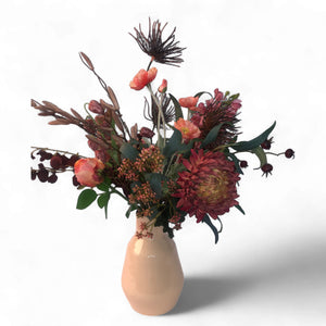 KunstBoeket Coral/ Rood