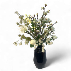 KunstBoeket Wit/ Groen