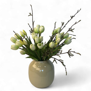 KunstBoeket Tulpen Wit