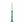 Kandelaar glas 9x26,5cm Zeegroen - WinQ