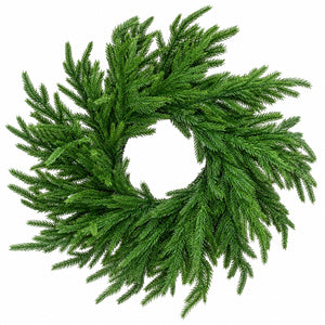 productfoto van groene kerstkrans 40cm - WInQ