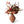 Kunstboeket bloemen op een roze vaas met diverse bloemen waaronder dahlia Sering en magnolia