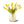 Een glasvaas met 15 gele kunsttulpen  - WinQ