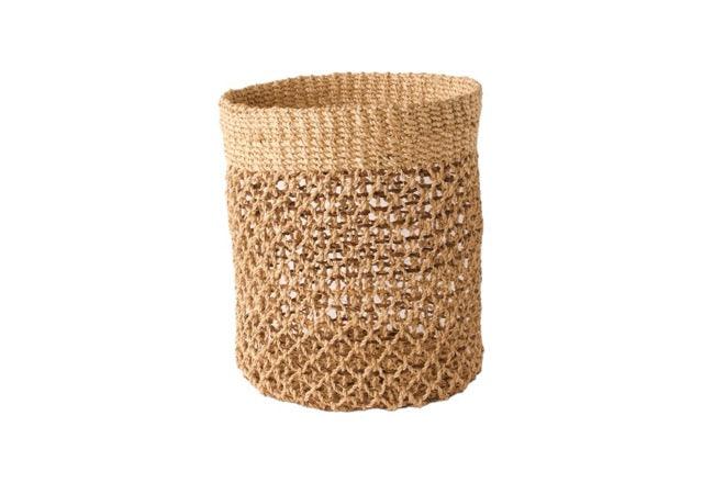 Plantenmand Abaca Naturel 22x23cm - WinQ!