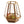 Glas planten terrarium met Gouden afwerking 18x12cm inclusief tillandsia en plaatmos