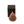 product foto kerstboom kaars mauve stone 14cm hoog met zwarte doosje van verpakking
