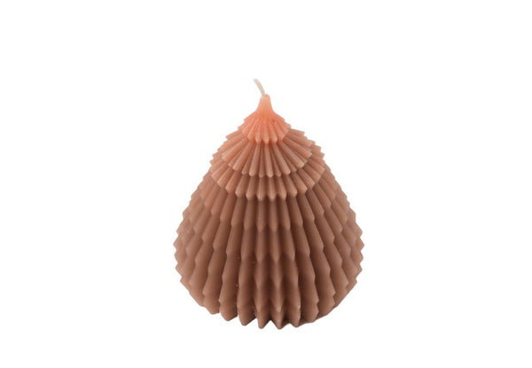 product foto kerstboom kaars mauve stone 14cm hoog