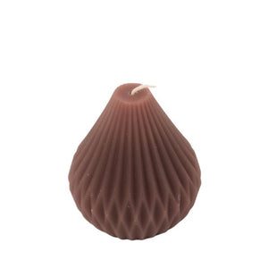 Produktfoto van kaars geo 7x8cm in de kleur Plum