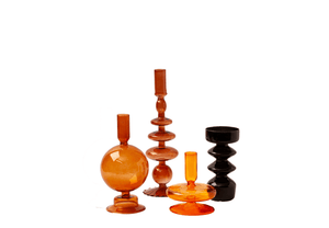 Set Glas kandelaren 4 stuks. - WinQ!