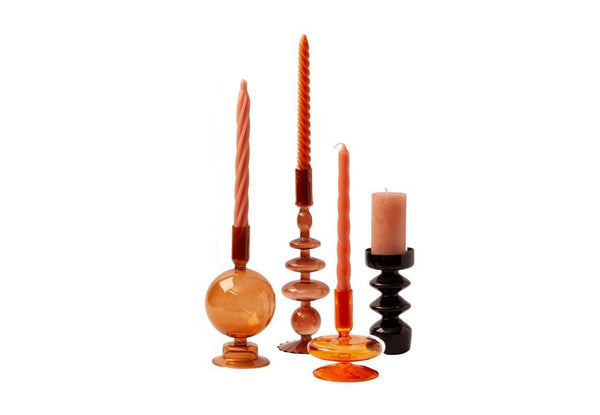Set Glas kandelaren 4 stuks. - WinQ!