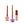 Set Glaskandelaren 3 stuks Rose / Lila - WinQ!