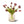 Zijden tulpen op een glasvaas in de kleur mauve 15stuks - WinQ