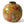 productfoto van vaas celestial met een bloemenprint van tulpen in geel, oranje en roze met diameter 25cm - WinQ
