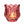Waxinelichthouder glas donkerrood  7x7 cm met decoratief reliëf met waxine - WinQ
