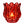 Waxinelichthouder glas rood 7x7 cm met decoratief reliëf met waxine - WinQ
