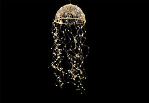 kerst kroonluchter ledlamp 30cm en lengte 125cm