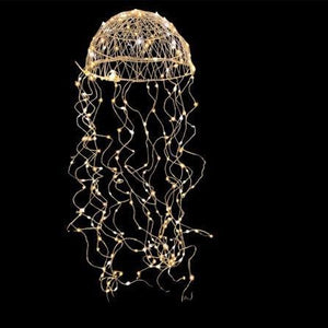 kerst kroonluchter ledlamp 30cm en lengte 125cm en de 288 ledlampjes